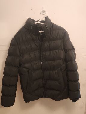 Point Zero Black Puffer Coat